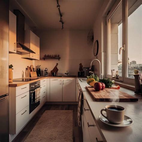 apartment kitchen inspirations transform  tiny space