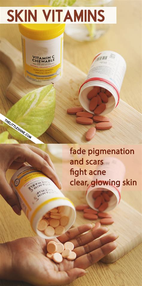 6 BEST VITAMINS FOR CLEAR GLOWING SKIN - The Little Shine