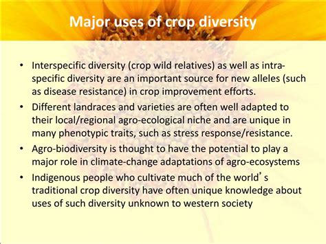 PPT - Crop diversity PowerPoint Presentation, free download - ID:1137029