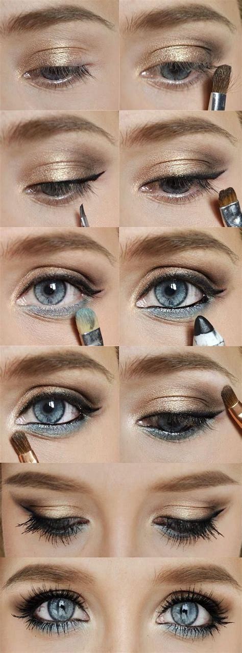 12 Chic Blue Eye Makeup Looks and Tutorials - Pretty Designs