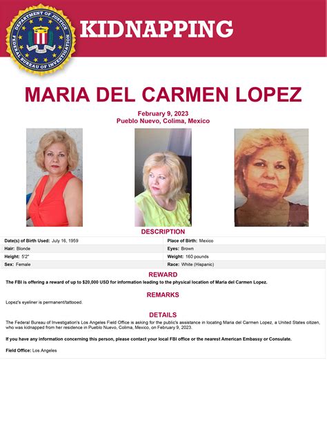 Maria del Carmen Lopez kidnappers sent family chilling audio: daughter