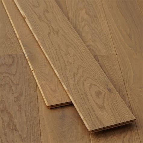 6" Smoked White Oak 150mm Wide Engineered 14/3 Planks Real Oak Flooring ...