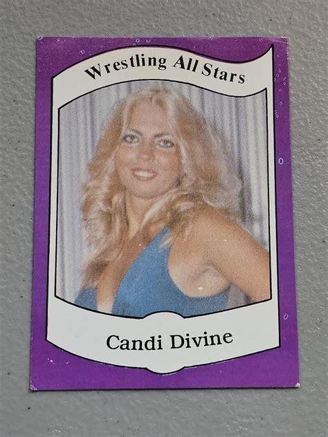 CANDI DIVINE WRESTLING ALL STARS 1983 SERIES A #34 card | eBay