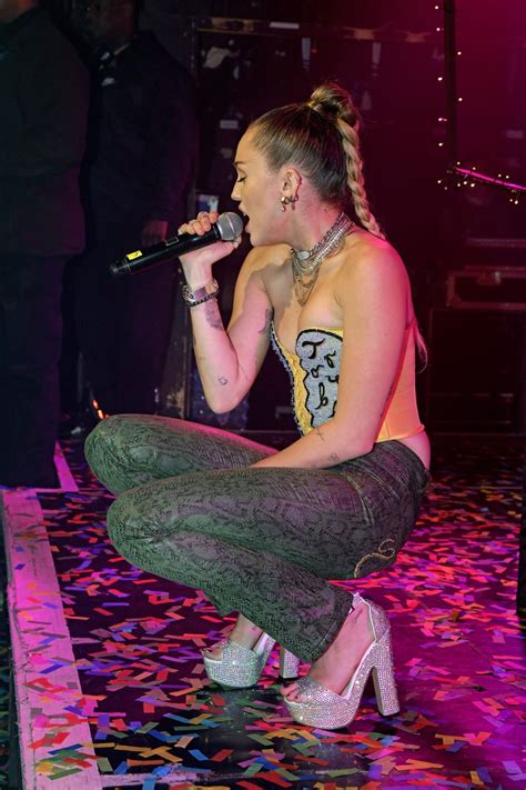 MILEY CYRUS Performs at G-A-N Night Club in London 12/07/2018 – HawtCelebs