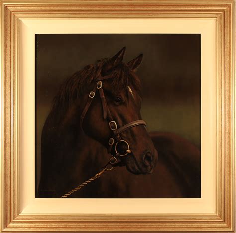 stephen park original oil painting  panel horse portrait art