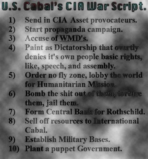 U.S. Cabal's CIA War Script : r/ConspiracyNoRules