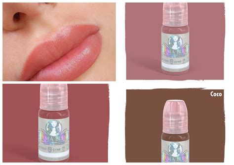 Перманентный макияж губ💋 Использовались пигменты Mauve, Tres Pink и ...