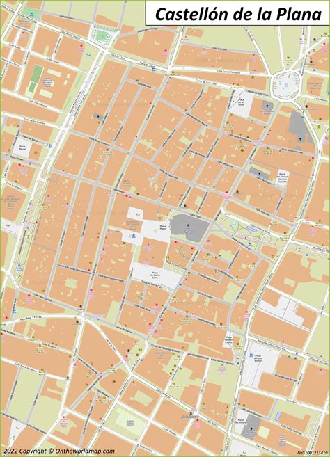 Castellón de la Plana Map | Spain | Detailed Maps of Castellón de la