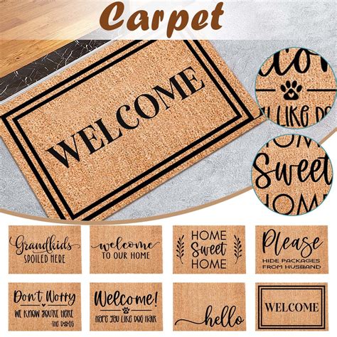 Toyfunny Coir Welcome Mats For Front Door, Funny Door Mats Outside ...