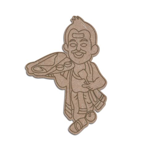 Pre Marked Anna with Dosa MDF Cutout | DIY Art Supplies & Craft ...