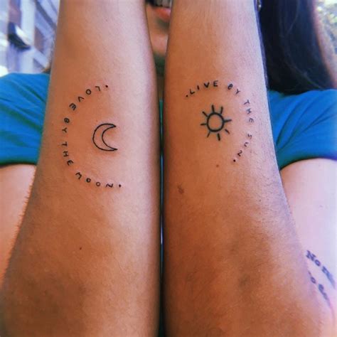 Tatuagem Sol E Lua Minimalista - Tatuagem sol e lua: um desenho cheio de signifcado místico