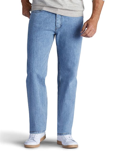 lee mens relaxed fit straight leg jeans walmartcom