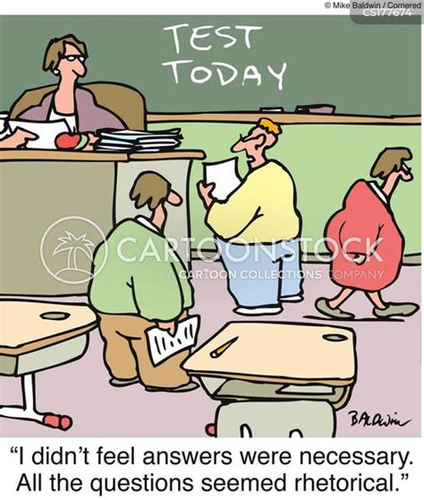 Class Test Cartoons and Comics - funny pictures from CartoonStock
