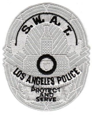 Los Angeles Police SWAT team insignia Patch in silver grey – Murphs ...