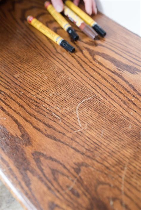 fix wood scratches   minute  wood touch  markers
