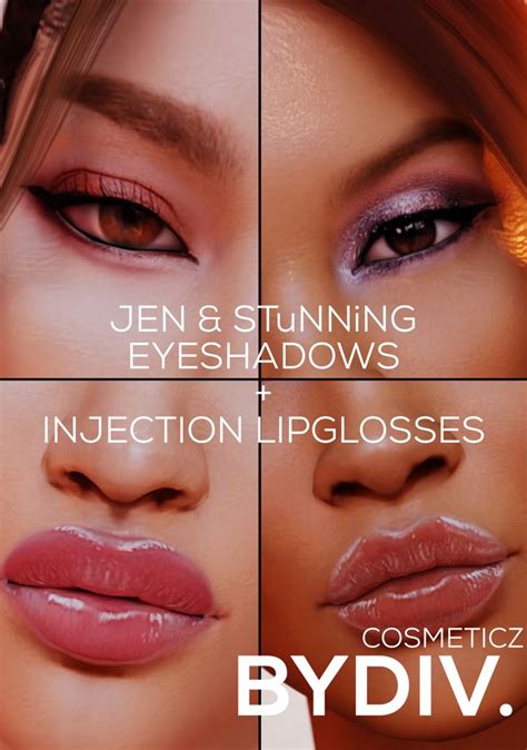 JEN & STuNNiNG Eyeshadows + INJECTION Lipglosses [BYDIV+] | UNLIMITED ...