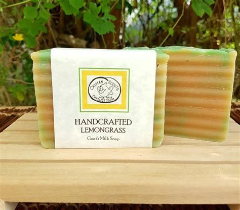 Natural Soap Lemongrass handcrafted in Grand Cayman by Cayman Scents