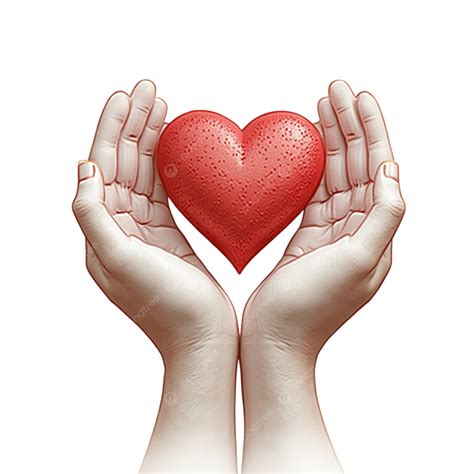 hands holding  heart hands holding  heart  red heart sticker