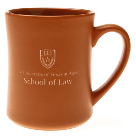 university  texas law school matte etched mug oz  op texas