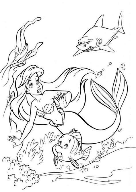 53 Desenhos da Ariel para Colorir | Desenhos para Colorir
