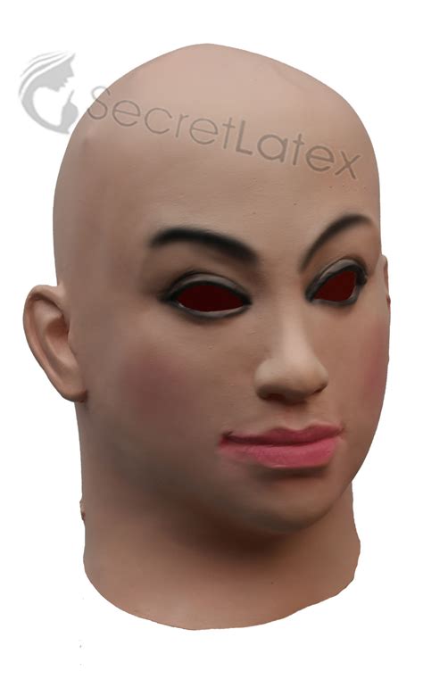 latex female disguise cross dress transgender rubber full head woman