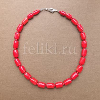 Бусы из Коралла — купить в интернет-магазине Feliki.ru