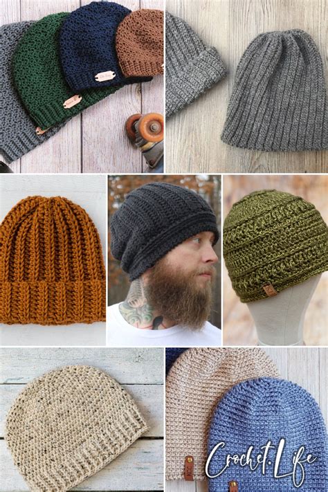 12 Wow-Worthy Men’s Beanie Crochet Patterns - Crochet Life