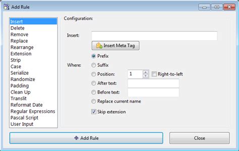 ReNamer « Screenshots « den4b.com
