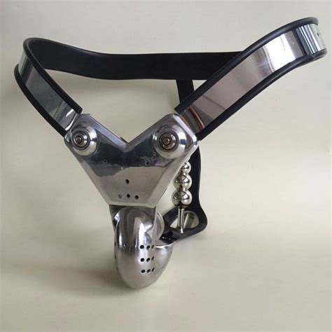 Male Chastity Belt Men'S Stainless Steel Chastity Cage With Removable ...