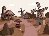 picture windmill village