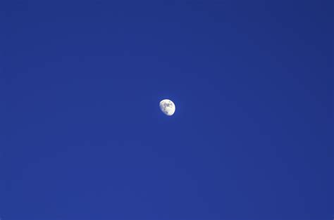 Fotos gratis : claro, Luna llena, luz de la luna, cielo azul, creciente