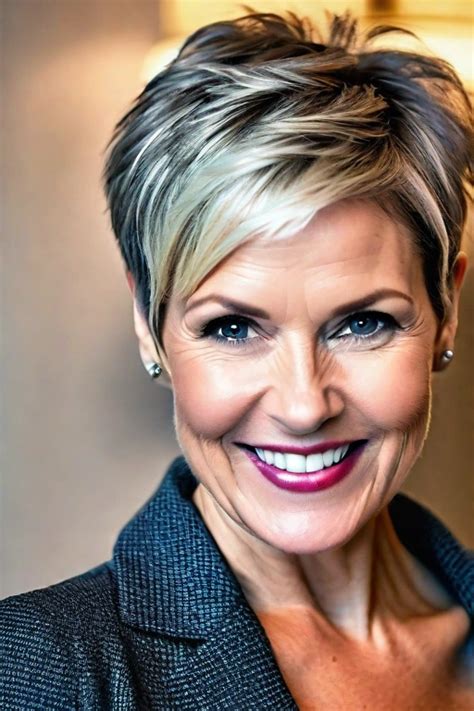 Textured Volume Short Pixie Cut - TheHairStyleTrends