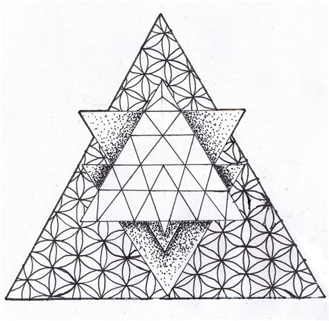 triangles ericas drawing drawings illustration abstract