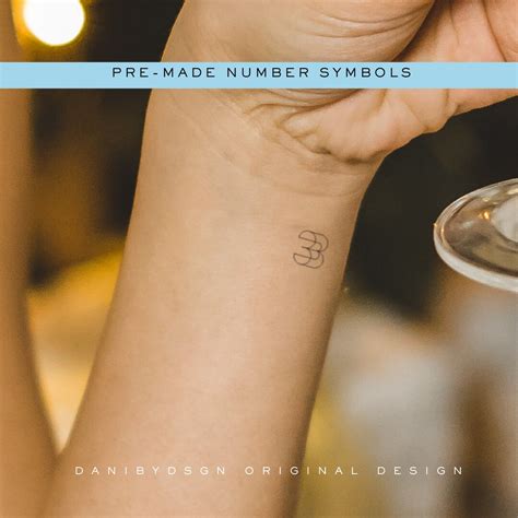 PREMADE NUMBER 333 Logo Design Tattoo Design Angel Number 333 - Etsy