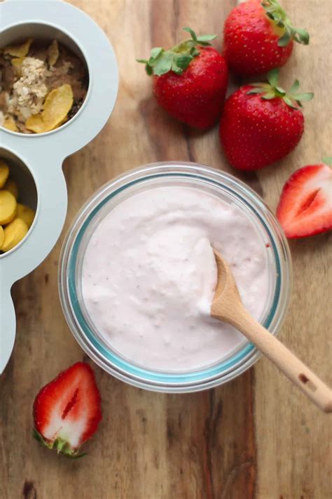 Easy Strawberry Yogurt - MJ and Hungryman