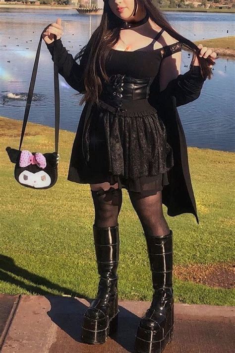 Goth Kuromi Outfit Style | Edgy Fashion Inspiration