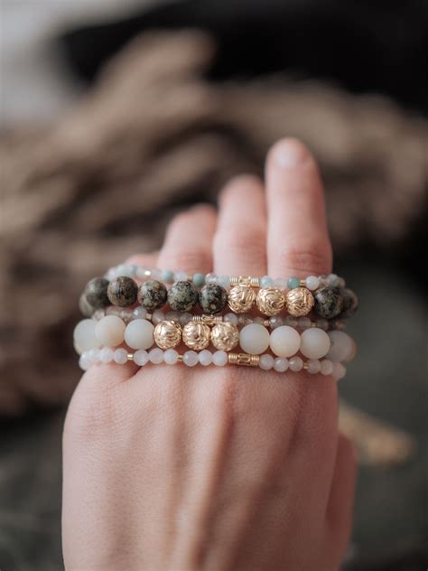 Self discovery gemstone bracelet stack triple s – Artofit