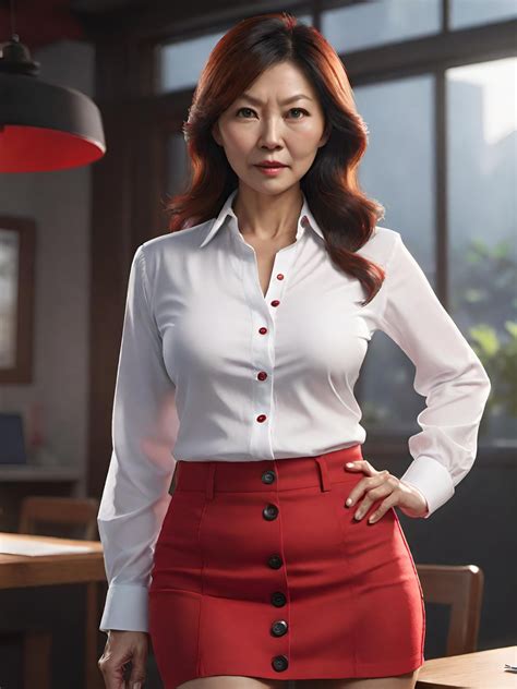 Beautiful Mature Asian woman. : r/dalle