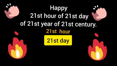 st hour  st day  st year   century youtube