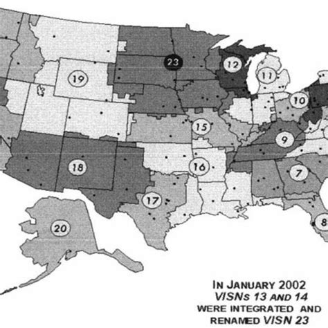 veterans administration regions visn veterans integrated service