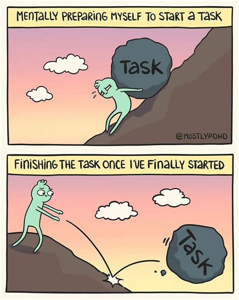 Life With ADHD Illustrated In 24 Comics By This Artist | Bored Panda