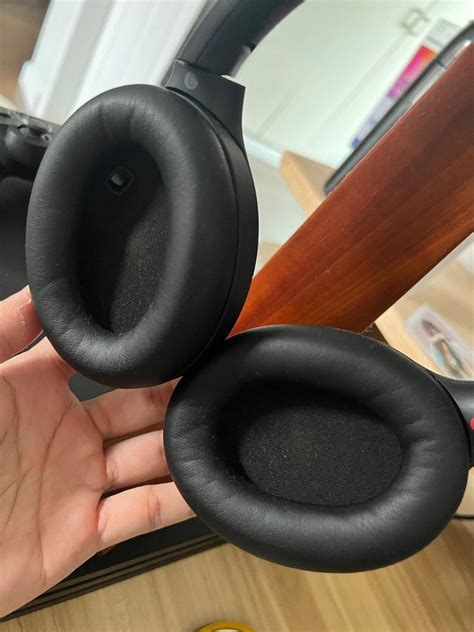 Sony WH - 1000 XM4 with mahogany headset stand, Audio, Headphones ...