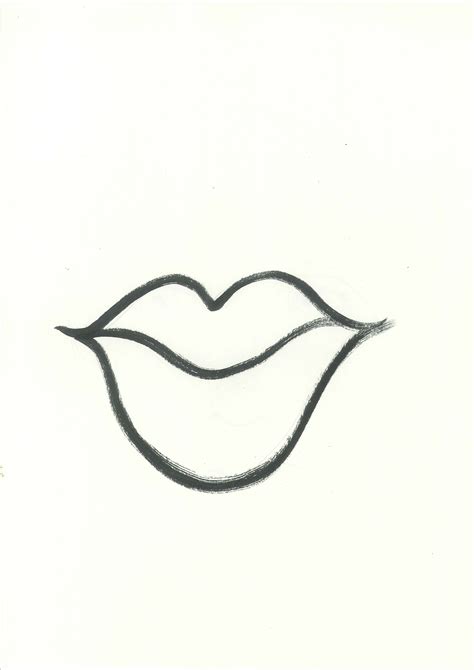 Kiss Clipart Black And White - ClipArt Best