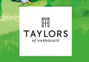 taylors  harrogate unveils  visual identity  logo design