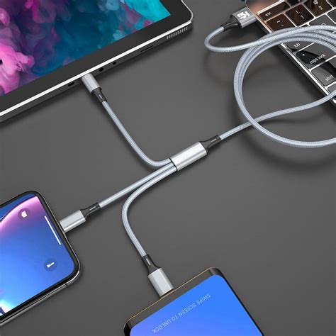 Купить USB-кабель KEYSION 3 в 1 для мобильного телефона, зарядный ...