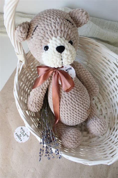 Handmade Crochet Teddy Bear - Perfect Gift