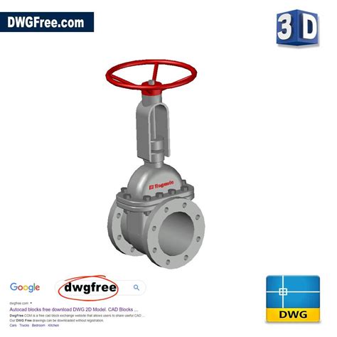 gate valve  model dwg drawing   autocad  architect