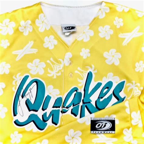 Rancho Cucamonga Quakes "Hawaiian Night" Game Worn Jersey | Doctor Funk ...