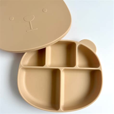 (Poled) Kids’ Silicone Divided Suction Plates – PurCoton LA