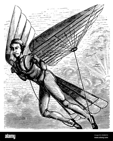 flying human drawing